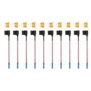 Fuse Tap 24V 12V Car Add A Circuit Fuse Tap with 5A Medium Fuses, 10pcs