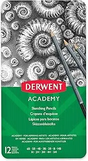 [Derwent Academy] Sketching Pencils Tin, 6B-5H (Set of 12)