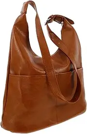 [GLSTOY] Armpit Bag Tote Bag Handbag Top-handle Shoulder Bag Shopping Shoulder Bag Women Hobo Bags Shoulder Pouch Crossbody Bag Phone Storage Bag Messenger Bag Clutch Bag Light Brown Pu