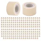 200 PCS 5mm Blonde Color Silicone Lined Micro Rings Beads Linkies For Hair2423