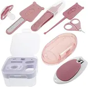 Kisangel 1 Set Nail Clipper with Scissors File and Safe Trimming Tools for Newborns and Present for Showers and Moms