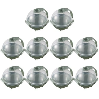 10 Pcs Ice Hockey Mold Molds Plastic Ball Sphere Maker