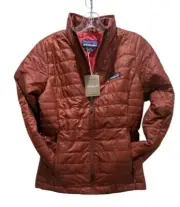 NWT Patagonia Women's Nano Puff Primaloft Jacket Burnished Red 84217 FA24 Small