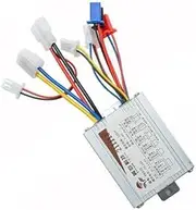 Vuzmode 24V 350W Electric Bike Scooter Brush DC Motor Brushed Speed Controller, for Electric Bicycles Direction Changes Control E-Scooter Brushless Controller