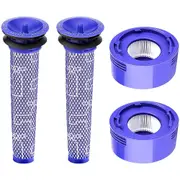 4Pack Filter Replacement for V7, V8 Animal and V8 Absolute Cordless Vacuum Cleaner HEPA Filter Repl