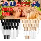 20X 10ml Rollerball Perfume Essential Oil Roll On Ball Clear Glass Bottle J