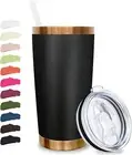 20 Oz Tumbler Stainless Steel Tumbler with Lid and Straw, Double Wall Vacuum Ins
