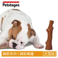 在飛比找PChome24h購物優惠-【Petstages】BBQ史迪克-M(烤肉木風味 潔牙 耐