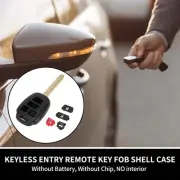 4 Button Keyless Entry Remote Fob Key Shell Case for Toyota Highlander 2014-2019