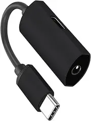 Gipoowaa USB C to 3.5mm Headphone Jack and Charger Adapter, 30W Fast Charging, Hi-res DAC Compatible with Type C Phones