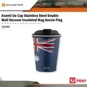 Avanti 280ml Go Cup Stainless Steel Double Wall Vacuum Insulated Aussie Flag