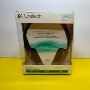 NEW Logitech H340 USB Headset w/ Noise Cancelling Microphone MAC PC OS Gaming