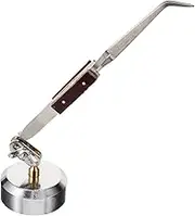 HOMSFOU Jewelry Making Tweezers with Bending Mouth Nipper for Precision Work Slip Grip for Jewelry Welding and Crafting Tasks Conveniently Fixed
