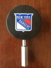 New York Rangers NHL Beer Tap Handle Puck Hockey Kegerator Bar Stanley Cup
