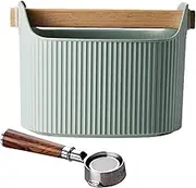 Bin - Puck Knock Boxes Set | Coffee Knock Box, Removable Bucket | Removable Dump Bin Grind Waste Bin, Non-Slip Coffee Ground Dump Bin Knock Box
