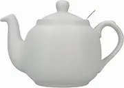 London Pottery Farmhouse Teapot with Infuser in Gift Box, Ceramic, Nordic Grey, 4 Cup (1.2 Litre)