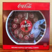 Coca-Cola Round Bottle Cap Wall Clock