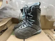 Ride Sierra Gray Lace-Up Snowboard Boots Women's 8