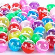 Sosation 150 Pcs 1.1 Inch Gumball Vending Machine Capsules Plastic Containers Toy Empty Round Capsules for Prizes Party Favors