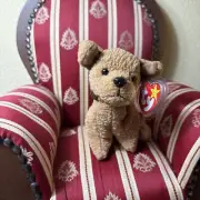 TY Beanie Baby - “TUFFY” the Dog (6.5 inch) Rare DOB 10-12-96.