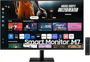 [Samsung] LS32DM700UEXXY 32" 4K Ultra HD HDR10 Smart Monitor with Speakers - 3840x2160, USB-C, HDMI, WiFi, Bluetooth, Smart Hub for TV streaming, Catch Up Apps and Gaming Hub