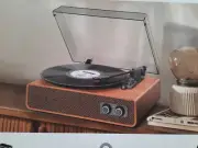Danfi Audio TE-2018 Upgraded Retro Vinyl Turntable Record Player w/ Bluetooth