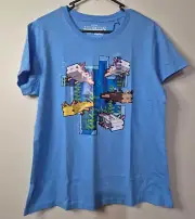 Minecraft Underwater Axolotls Character T-Shirt Tee Size Large BNWT 2022