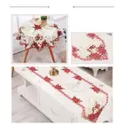 Tablecloths Holiday Household Kitchen Printed Red Removable Table Cloth