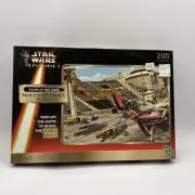 STAR WARS. 1999 Mos Espa Podrace Glow in the Dark Puzzle 200 Pieces Hasbro NIB