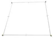 Folding Quadrat - 0.5 Meters Square - Steel Frame - Eisco Labs