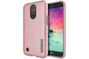 Incipio Technologies LGE-335-RGY LG K20/K20v/K20 Plus/Harmony/Grace LTE DualPro Case, Iridescent Rose Gold/Gray
