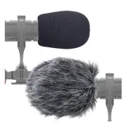 SUNMON Furry Windscreen Muff, Mic Pop Filter/Foam Wind Cover fits Rode VideoM...