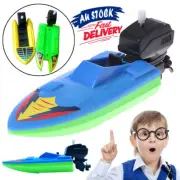 Bath Toy Boat Play Kids Baby Wind Up Summer Clockwork Bathing Ship Time Child