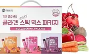 3 Flavor Mix Collagen Jelly Stick Tart Cherry Pomegranate ABC Juice 20g * 15 Stick 1,600mg Low Molecular Fish Collagen Anti-Aging [DDAKJOA]