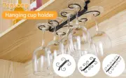 Wine Glass Rack Wall Mounted Wire Wine Glass Holder Stemware Drying sukyc