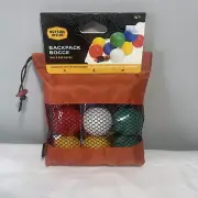 NEW Backpack Lightweight Bocce Set w/ Mesh Bag