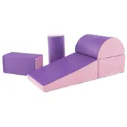 Costway 5PCS Climb & Crawl Activity Playset Soft Foam Block Play Structures Preschools