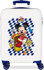 Joumma Disney Good Mood Cabin Suitcase White 37 x 55 x 20 cm Rigid 2 kg Combination Lock Side ABS 2 kg 35L Hand Luggage, White, One Size, Cabin Suitcase