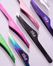 TWEEZERS ZOLA PROFESSIONAL BEVELED COLOR TWEEZERS FOR EYEBROWS