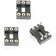 20 Pcs 6 PIN Round DIP IC Sockets Adaptor Narrow NEW