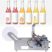 Semi-Automatic Round Bottle Labeling Machine Alloy Electric Manual PrinterLT-190