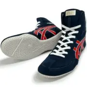 ASICS Wrestling Boxing Shoes EX-EO (Successor to TWR900) Navy x Red x White