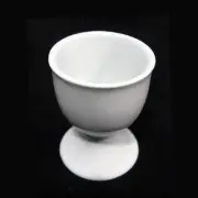 Single Boiled Egg Cup Holder White Porcelain Eggs Kitchen Utensils food Cook New