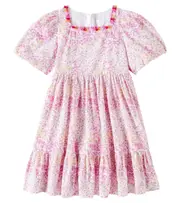 [Patachou] Patachou Floral printed cotton dress Y 14 multicoloured