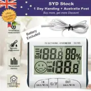 2024 Digital Thermometer Humidity Meter Temperature IndoorOutdoor LCD Hygrometer