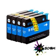 4 Cyan Ink Cartridge replace for HP 932XL 933XL OfficeJet 6600 6700 7110 7612