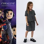 Coraline The Beldam Cosplay Costume Outfits Casual Movie Cosplay for Girls' Kid's Halloween Carnival World Book Day Performance Party School Event Dress Up