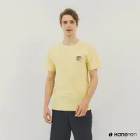 在飛比找momo購物網優惠-【Hang Ten】男裝-BCI純棉保育動物印花短袖T恤(黃