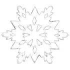 Stainless Steel 3D Christmas Snowflake Cake Biscuit Cookie Cutter Mold DIY Bakin