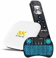 CHROX Android TV Box 13.0, H96 Max M2 Smart TV Box 4GB RAM 64GB ROM RK3528 Quad-Core 64Bit Cortex-A53, Supports 2.4G/5G Dual-Band WiFi BT 5.0 USB 3.0 LAN Set Top Box,4gb+64gb